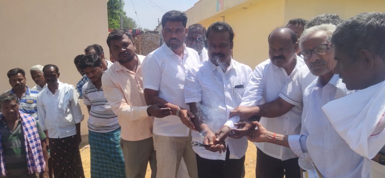 ಶ್ರೀ ವೆಂಕಟೇಶ್ವರ ಸ್ವಾಮಿ ದೇವಸ್ಥಾನಕ್ಕೆ ಗುದ್ದಲಿ ಪೂಜೆ guddali puje