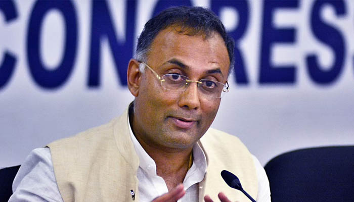 ಅರ್ಥ ಸಚಿವೆ ನಿರ್ಮಲಾ ಸೀತಾರಾಮನ್ ಅರ್ಥಹೀನವಾಗಿ ಮಾತನಾಡ್ತಾರೆ: ದಿನೇಶ್ ಗುಂಡೂರಾವ್ ಕಿಡಿ dinesh gondu rao