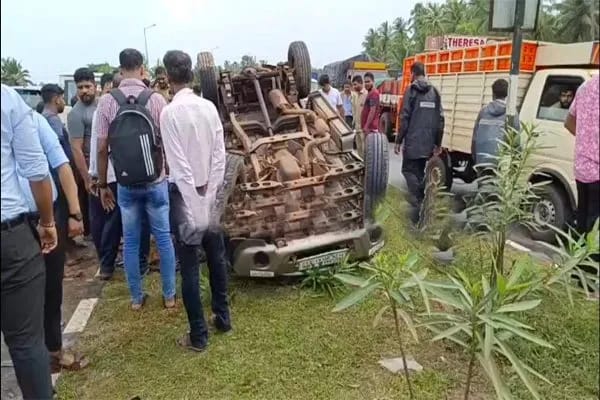 ಸಚಿವ ಕೋಟ ಎಸ್ಕಾರ್ಟ್ ವಾಹನ ಅಪಘಾತ kota