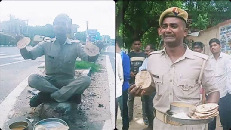 ಊಟದ ವಿಷಯಕ್ಕೆ ಬೀದಿರಂಪ ಮಾಡಿದ ಪೊಲೀಸ್ ಕಾನ್ಸ್ಟೇಬಲ್