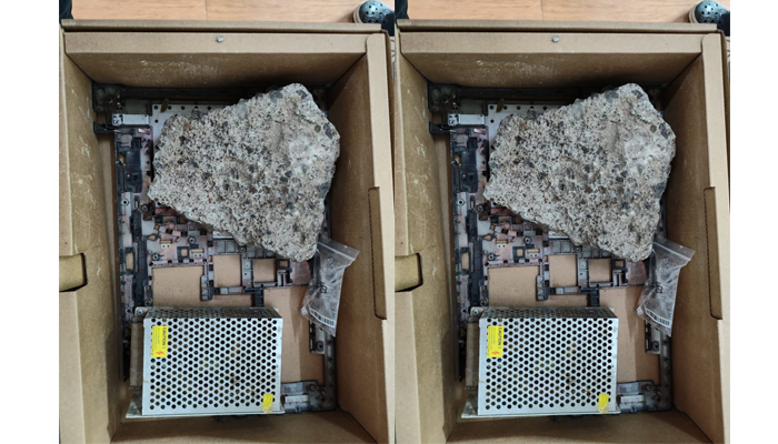 ಲ್ಯಾಪ್’ಟಾಪ್ ಆರ್ಡರ್ ಮಾಡಿದ ವ್ಯಕ್ತಿಗೆ ಬಂದಿದ್ದು ದೊಡ್ಡ ಕಲ್ಲು laptop