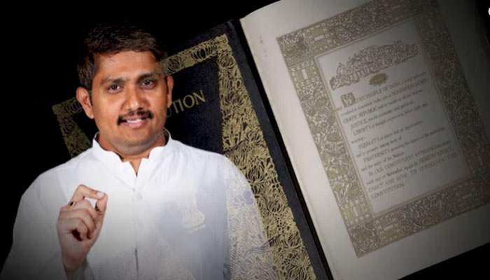 ನವೆಂಬರ್ 26 ಸಂವಿಧಾನ ಅರ್ಪಣೆ ದಿನ: ಹೊಸ ಸಂವಿಧಾನ ಗೀತೆ ಬಿಡುಗಡೆ ಮಾಡಿದ BVS bvs