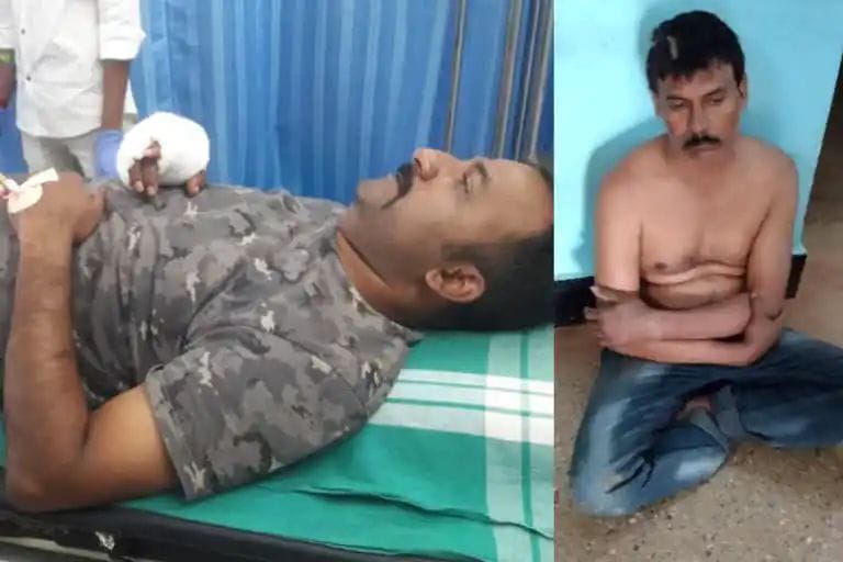 ಅತಿಕ್ರಮಣವಾದ ಮನೆ ಖಾಲಿ ಮಾಡಿಸಲು ಬಂದ ಅರಣ್ಯಾಧಿಕಾರಿ ಬೆರಳು ಕಟ್ siddapura