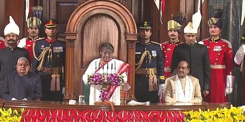 ಸಮಾಜದ ಪ್ರತಿಯೊಂದು ವರ್ಗಕ್ಕೂ ಯಾವುದೇ ಭೇದವಿಲ್ಲದೇ ಕೆಲಸ ಮಾಡಿದೆ ನಮ್ಮ ಸರ್ಕಾರ : ರಾಷ್ಟ್ರಪತಿ ದ್ರೌಪದಿ ಮುರ್ಮು drawpadi murmu