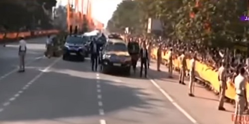 ಪ್ರಧಾನಿ ಮೋದಿ ಆಗಮನ: ಹುಬ್ಬಳ್ಳಿಯಲ್ಲಿ ರೋಡ್ ಶೋ hubballi