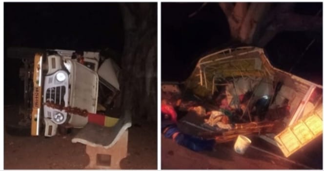 ಭೀಕರ ಅಪಘಾತ : ರಾಮದುರ್ಗ ತಾಲ್ಲೂಕಿನ 6ಜನರ ಸಾವು ramadurga