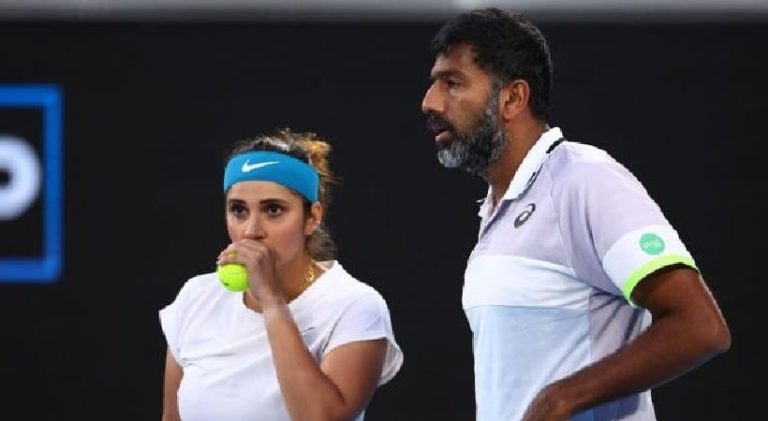 ಆಸ್ಟ್ರೇಲಿಯನ್ ಓಪನ್ ಟೆನಿಸ್ ಫೈನಲ್ ನಲ್ಲಿ ಸಾನಿಯಾ ಮಿರ್ಜಾ ಮತ್ತು ರೋಹನ್ ಬೋಪಣ್ಣ saniya mirja