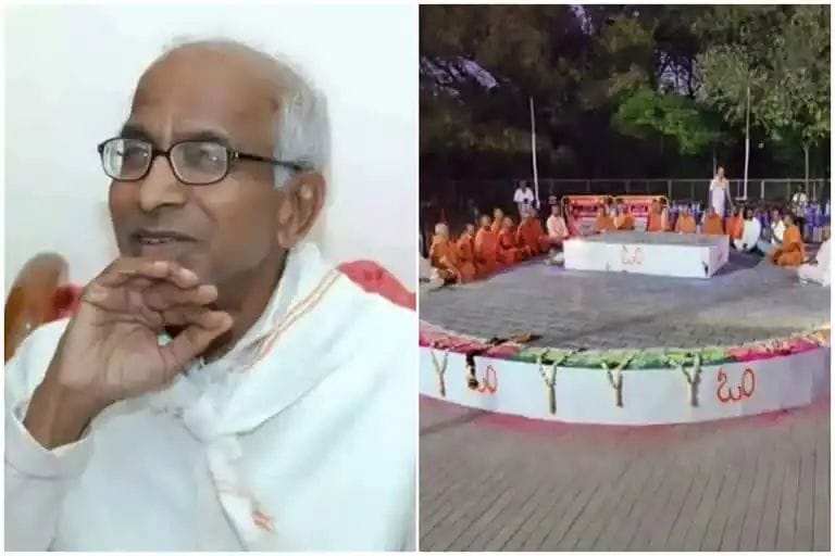 ಸಿದ್ದೇಶ್ವರ ಶ್ರೀಗಳ ಅಂತ್ಯ ಸಂಸ್ಕಾರಕ್ಕೆ ನಿರ್ಮಾಣ ಮಾಡಿದ ಕಟ್ಟೆ ತೆರವು siddeshwara swamiji