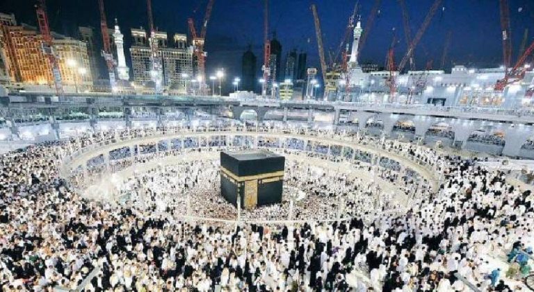 ಪವಿತ್ರ ರಂಜಾನ್ ಮಾಸ ಆರಂಭ:ಮೆಕ್ಕಾ ಮತ್ತು ಮದೀನಾದ ಹರಮ್ ಮಸೀದಿಗಳಿಗೆ ಯಾತ್ರಾರ್ಥಿಗಳ ಆಗಮನ ramjan