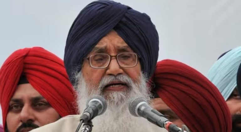 ಪಂಜಾಬ್ ಮಾಜಿ ಮುಖ್ಯಮಂತ್ರಿ ಪ್ರಕಾಶ್ ಸಿಂಗ್ ಬಾದಲ್ ನಿಧನ prakash sing