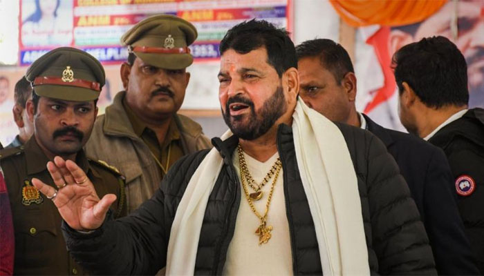 ಶರಣ್ ಸಿಂಗ್ ಬಂಧನಕ್ಕೆ ಆಗ್ರಹಿಸಿ ಕುಸ್ತಿಪಟುಗಳು ನಡೆಸುತ್ತಿರುವ ಮುಷ್ಕರಕ್ಕೆ ಬ್ರಿಜ್ ಭೂಷಣ್ ಬೆಂಬಲ bridge sing