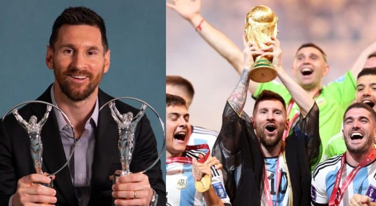 ಮೆಸ್ಸಿ ಲಾರೆಸ್ ಗೆ ವರ್ಷದ ಕ್ರೀಡಾಪಟು ಪ್ರಶಸ್ತಿ messi lares