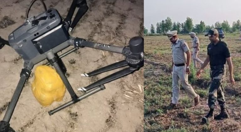 ಪಂಜಾಬ್ ಗಡಿಯಲ್ಲಿ ಪಾಕ್ ಡ್ರೋನನ್ನು ಹೊಡೆದುರುಳಿಸಿದ ಬಿಎಸ್ ಎಫ್ pak drone