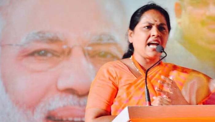 ಕೇಂದ್ರ ಸರ್ಕಾರದ ಕಲ್ಯಾಣ ಯೋಜನೆಗಳು ರಾಜ್ಯಕ್ಕೆ ಪೂರ್ಣ ಪ್ರಮಾಣದಲ್ಲಿ ತಲುಪುತ್ತಿಲ್ಲ: ಕೇಂದ್ರ ಕೃಷಿ ಸಚಿವೆ shoba karadajje