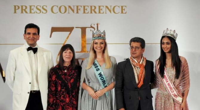 27 ವರ್ಷಗಳ ನಂತರ ಭಾರತದಲ್ಲಿ ವಿಶ್ವ ಸುಂದರಿ ಸ್ಪರ್ಧೆ india