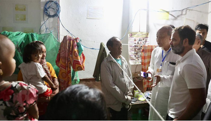 ಮಣಿಪುರದ ನನ್ನ ಎಲ್ಲಾ ಸಹೋದರ ಸಹೋದರಿಯರ ಅಳಲು ಕೇಳಲು ಬಂದಿದ್ದೇನೆ: ರಾಹುಲ್ ಗಾಂಧಿ manipur