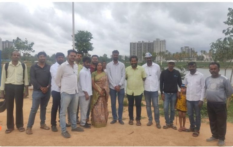 ಭೂಮಾಫಿಯಾಗಳಿಂದ ಒತ್ತುವರಿಯಾಗಿರುವ ತಿರುಪಾಳ್ಯ ಕೆರೆಗೆ ಆಪ್ ನಿಯೋಗ ಭೇಟಿ Tirupalaya lake