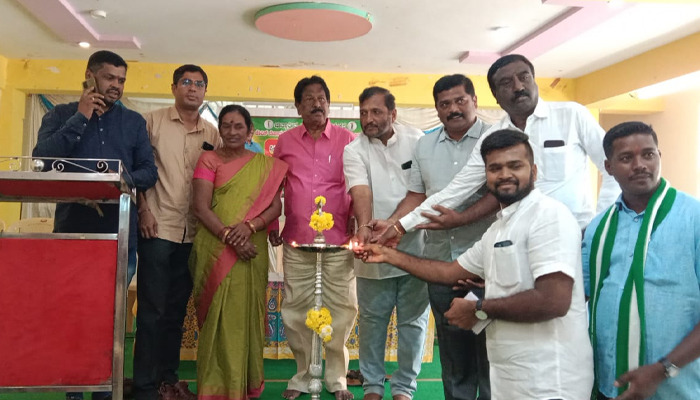 23 ಗ್ರಾಮ ಪಂಚಾಯಿತಿಗಳಲ್ಲಿ ಅಧಿಕಾರ: ಅಧ್ಯಕ್ಷ-ಉಪಾಧ್ಯಕ್ಷರಿಗೆ ಜೆಡಿಎಸ್ ಶಾಸಕ ಎಂ.ಟಿ.ಕೃಷ್ಣಪ್ಪ ಸನ್ಮಾನ honoring programm