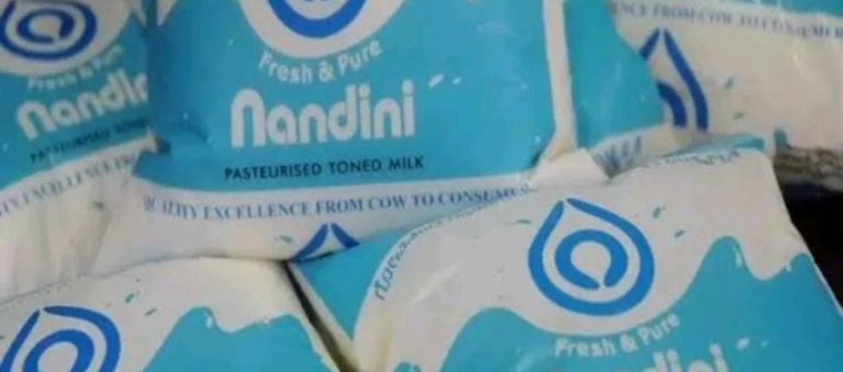 ನಂದಿನಿಗೆ ದೇಶದಲ್ಲಿ 6ನೇ ಸ್ಥಾನ milk