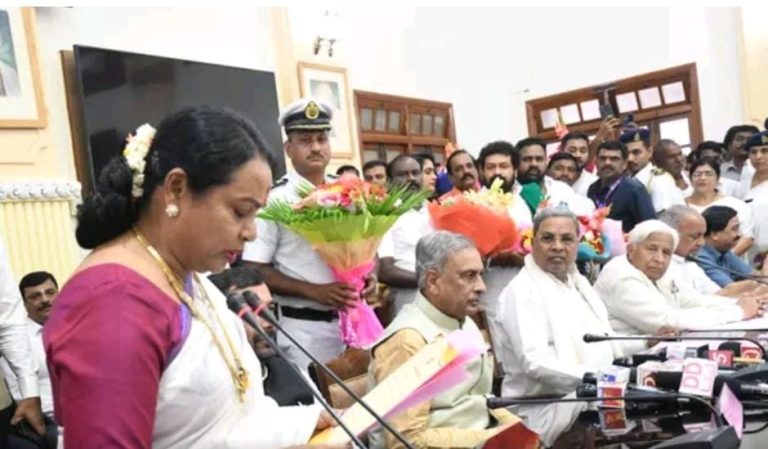 ಪರಿಷತ್ ನೂತನ ಸದಸ್ಯರ ಪ್ರಮಾಣ ವಚನ umashri