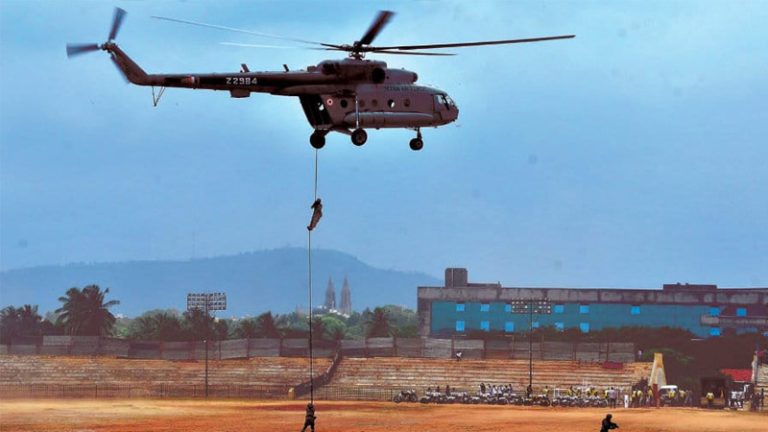 ಮೈಸೂರಿನಲ್ಲಿಂದು ದಸರಾ ಏರ್ಶೋ ರಿಹರ್ಸಲ್ ಉಚಿತ ಪ್ರದರ್ಶನ airshow