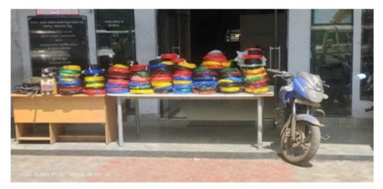 ಎಲೆಕ್ಟ್ರಿಕ್ ವೈರ್ ಗಳು ಮತ್ತು ದ್ವಿಚಕ್ರ ವಾಹನ ಕಳವು: ಆರೋಪಿಯ ಬಂಧನ bengaluru 2