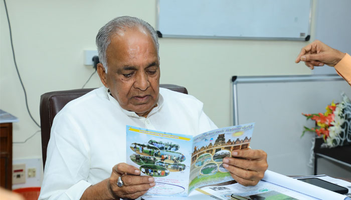 ಕೆರೆಗಳ ಮೇಲೆ ಸೋಲಾರ್ ಪ್ಯಾನೆಲ್ ಅಳವಡಿಸುವ ಬಗ್ಗೆ ಕೆ ಎಸ್ ಸಿ ಎಸ್ ಟಿ ಯಿಂದ ವಿಸ್ತ್ರುತ ಸಂಶೋಧನಾ ವರದಿ: ಸಚಿವ ಎನ್ ಎಸ್ ಭೋಸರಾಜು ಸೂಚನೆ bosaraju