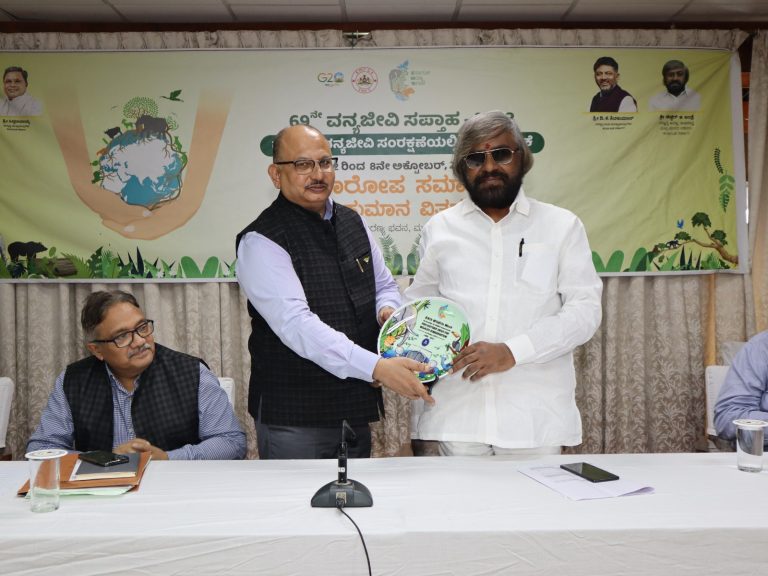 ಜನಜಾಗೃತಿಯಿಂದ ವನ್ಯಜೀವಿ ಸಂರಕ್ಷಣೆ ಸಾಧ್ಯ: ಈಶ್ವರ ಖಂಡ್ರೆ eeshwr khandre