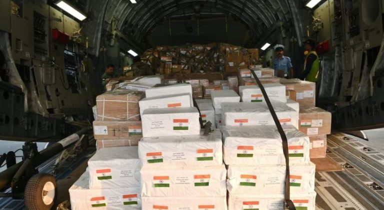 ಗಾಜಾಕ್ಕೆ ಭಾರತದ ನೆರವಿನ ಹಸ್ತ: ಔಷಧ ಸೇರಿದಂತೆ 40 ಟನ್ ಅಗತ್ಯ ವಸ್ತುಗಳ ನೆರವು goods