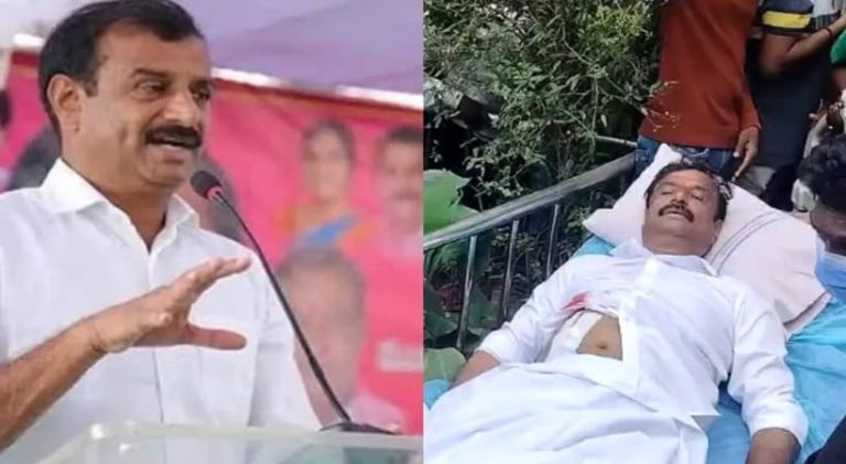 ಚುನಾವಣಾ ಪ್ರಚಾರದ ವೇಳೆ ಲೋಕಸಭೆ ಸಂಸದರಿಗೆ ಚಾಕು ಇರಿತ: ದಾಳಿಕೋರನ ಬಂಧನ kota prabhakar reddi