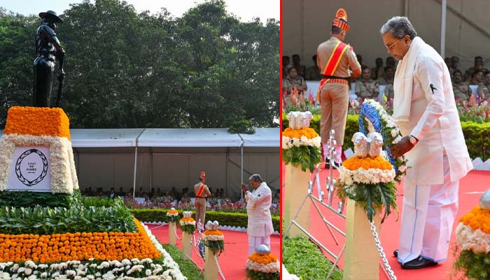 ಪೊಲೀಸರಿಗೆ ಸೌಲಭ್ಯ ಒದಗಿಸುವುದು ಸರ್ಕಾರದ ಕರ್ತವ್ಯ : ಮುಖ್ಯಮಂತ್ರಿ ಸಿದ್ದರಾಮಯ್ಯ police