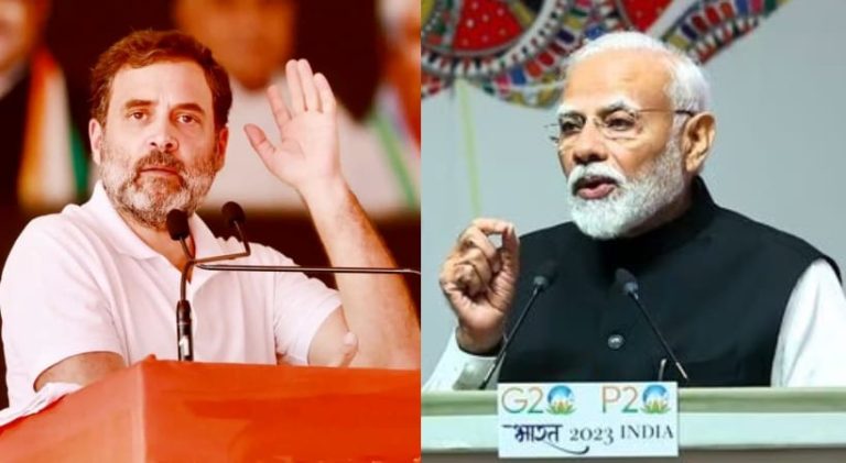rahul gandhi & modhi