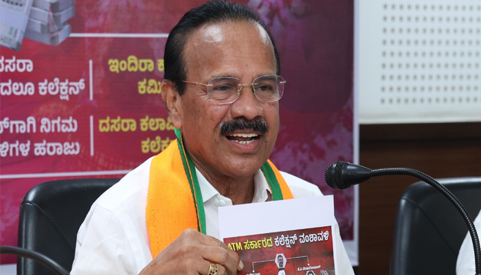 ಕಲೆಕ್ಷನ್ ನಲ್ಲೂ ಸಿಎಂ, ಡಿಸಿಎಂ ನಡುವೆ ತೀವ್ರ ಸ್ಪರ್ಧೆ- ಡಿ.ವಿ.ಸದಾನಂದಗೌಡ sadanada