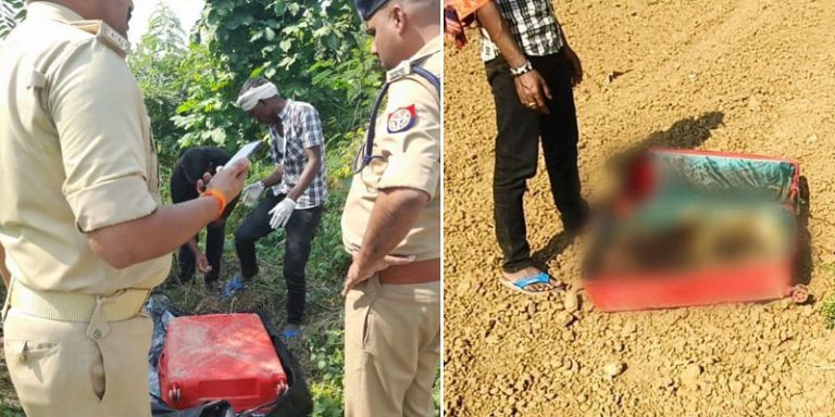 ಸೂಟ್ ಕೇಸ್ ನಲ್ಲಿ ಅಪರಿಚಿತ ವ್ಯಕ್ತಿಯ ಮೃತದೇಹ ಪತ್ತೆ utthar pradesh