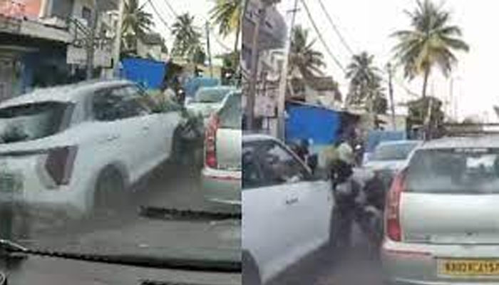 ಹಿಟ್-ಆಂಡ್-ರನ್: ವೇಗವಾಗಿ ಬಂದ ಕಾರು ಬೈಕ್ ಗೆ ಡಿಕ್ಕಿ ಹೊಡೆದು ಪರಾರಿ bengaluru