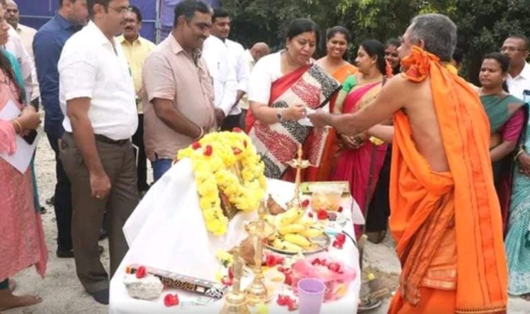 ಕಿತ್ತಗನೂರು ಗ್ರಾಮದಲ್ಲಿ ನೂತನವಾಗಿ ಗ್ರಂಥಾಲಯ ನಿರ್ಮಾಣಕ್ಕೆ ಚಾಲನೆ kitthaganooru