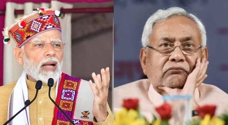 ಮಹಿಳೆಯರ ವಿರುದ್ಧದ ಹೇಳಿಕೆಗಳು ರಾಷ್ಟ್ರವನ್ನು ಅವಮಾನಿಸಿದಂತೆ: ನಿತೀಶ್ ಕುಮಾರ್ ವಿರುದ್ಧ ಪ್ರಧಾನಿ ವಾಗ್ದಾಳಿ modhi & nitheesh kumar