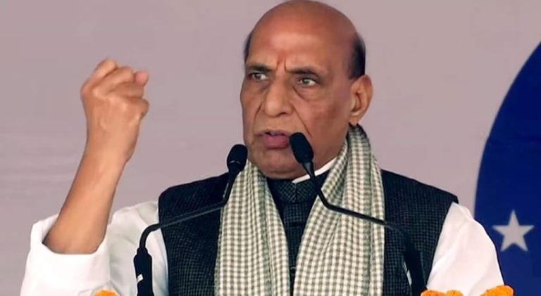 ಕಾಂಗ್ರೆಸ್ ಆಡಳಿತದಲ್ಲಿ ವಿದೇಶಿಗರು ಭಾರತವನ್ನು ದುರ್ಬಲ ರಾಷ್ಟ್ರವಾಗಿ ಕಾಣುತ್ತಿದ್ದರು: ರಾಜನಾಥ್ ಸಿಂಗ್ rajanath singh