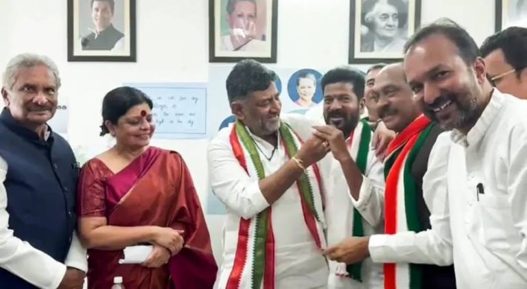 ತೆಲಂಗಾಣ ರಾಜ್ಯಪಾಲರನ್ನು ಭೇಟಿ ಮಾಡಿದ ಕಾಂಗ್ರೆಸ್ ನಾಯಕರು congress