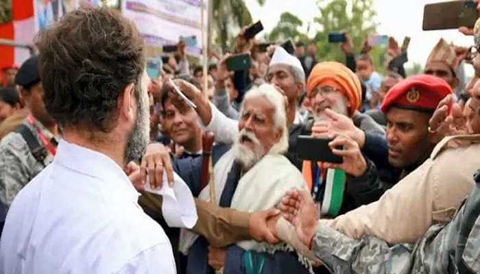 ದೇವಸ್ಥಾನಕ್ಕೆ ಭೇಟಿ ನೀಡದಂತೆ ರಾಹುಲ್ ಗಾಂಧಿ ಅವರನ್ನು ತಡೆದ ಪೊಲೀಸರು rahul gandhi