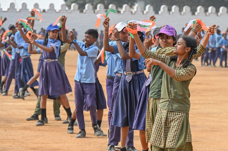 ಗಣರಾಜ್ಯೋತ್ಸವ ಸಮಾರಂಭ: ಎರಡು ಸಾಂಸ್ಕೃತಿಕ ಕಾರ್ಯಕ್ರಮಗಳಲ್ಲಿ ಭಾಗವಹಿಸಲಿರುವ 1,500 ಮಕ್ಕಳು students
