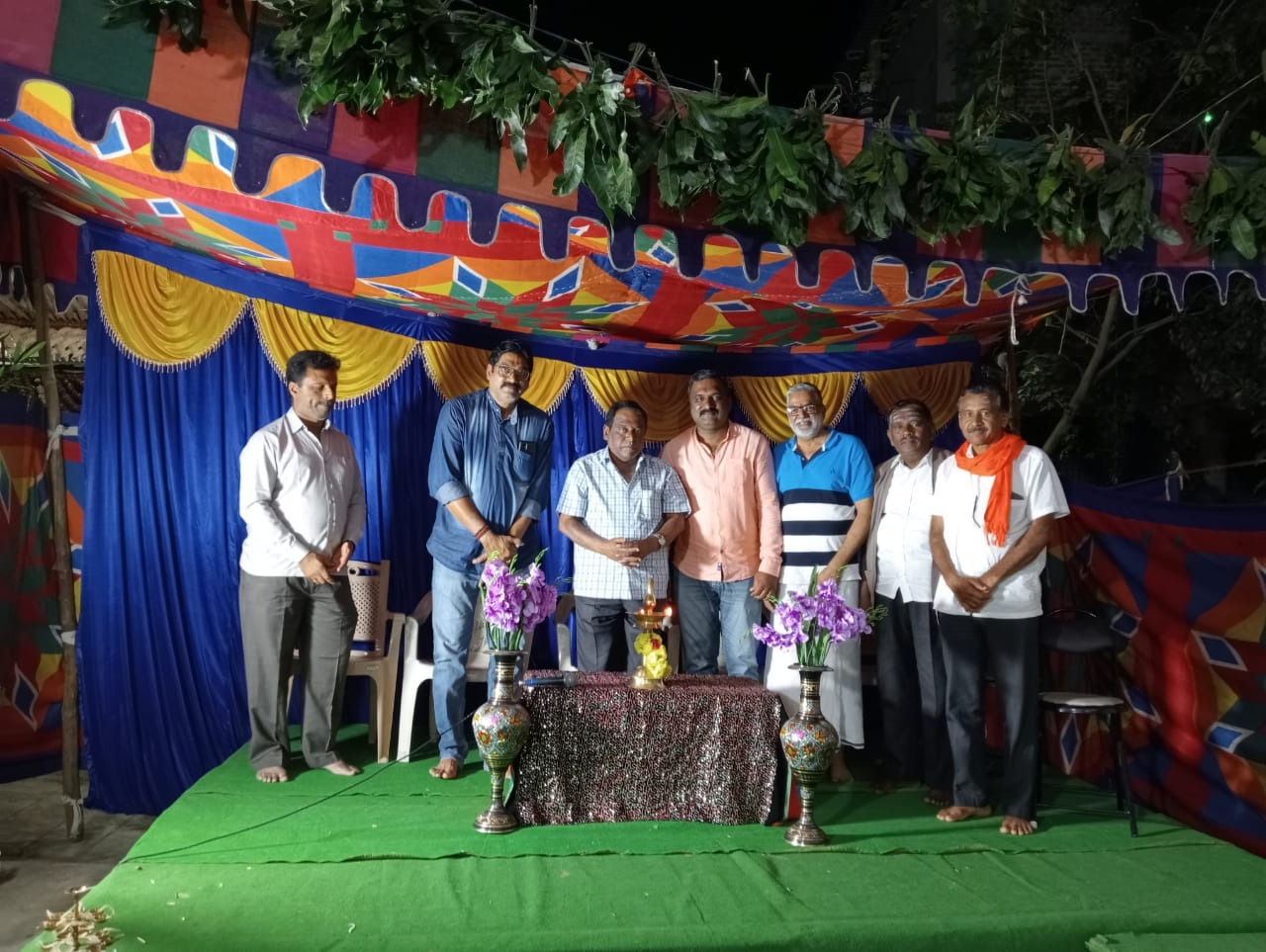 ಶ್ರೀರಾಮ ಪ್ರಾಣ ಪ್ರತಿಷ್ಠಾಪನೆ: ತಿಪಟೂರು ಶ್ರೀರಾಮ ಭಾವಚಿತ್ರಕ್ಕೆ ಪುಷ್ಪಾರ್ಚನೆ, ವಿಶೇಷ ಪೂಜೆ thipatooru