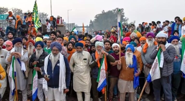 Farmers protest