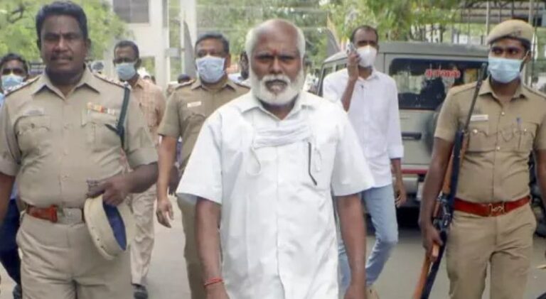 ರಾಜೀವ್ ಗಾಂಧಿ ಹತ್ಯೆ ಪ್ರಕರಣದಲ್ಲಿ ಜೈಲಿನಿಂದ ಬಿಡುಗಡೆಯಾಗಿದ್ದ ಶಾಂತನ್ ನಿಧನ shantan