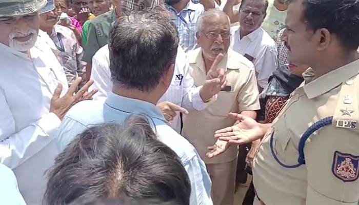 ಬೆಳೆದರೆ ಶಾಲೆಯ ಆಟದ ಮೈದಾನದ ಸುತ್ತ ಹಾಕಿರುವ ಫೆನ್ಸಿಂಗ್ ತೆರವುಗೊಳಿಸಲು ಸಚಿವ ರಾಜಣ್ಣನೇ ನನಗೆ ಹೇಳಿರುವುದು: ಕಲ್ಯಾಣ ಮಂಟಪದ ಮಾಲಿಕ ಚಂದ್ರಪ್ಪ baladhara