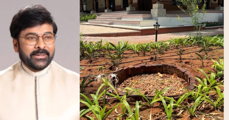 ನೀರಿನ ಸಮಸ್ಯೆಗೆ ಪರ್ಮಾಕಲ್ಚರ್: ಪರಿಹಾರ ಸೂಚಿಸಿದ ತೆಲುಗು ನಟ ಚಿರಂಜೀವಿ chiranjeevi