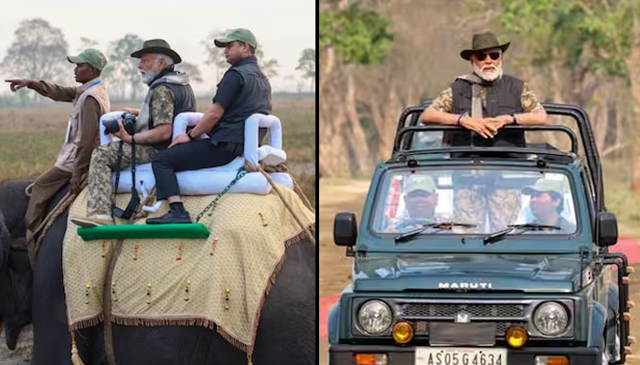 ಆನೆ ಸಫಾರಿ ಮಾಡಿದ ಪ್ರಧಾನಿ ಮೋದಿ: ಇಲ್ಲಿದೆ ಪೂರ್ತಿ ಸ್ಟೋರಿ modhi 2
