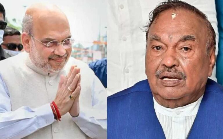 ಕೆ.ಎಸ್. ಈಶ್ವರಪ್ಪ ಭೇಟಿ ನಿರಾಕರಿಸಿದ ಅಮಿತ್ ಶಾ..! amith sha & eeshwarappa