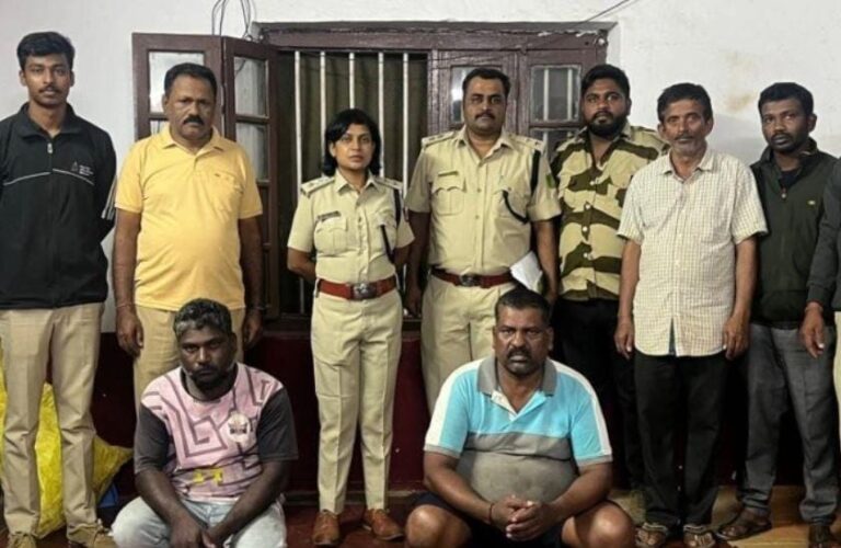 ಕಾಡೆಮ್ಮೆಯನ್ನು ಬೇಟೆಯಾಡಿದ ಆರೋಪಿಗಳ ಬಂಧನ arest