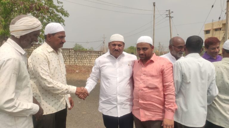 ರಂಜಾನ್ ಹಬ್ಬದ ಪ್ರಯುಕ್ತ ಈದ್ಗಾ ಮೈದಾನಕ್ಕೆ ಡಾ. ಭೀಮಸೇನರಾವ ಶಿಂಧೆ ಭೇಟಿ owradh